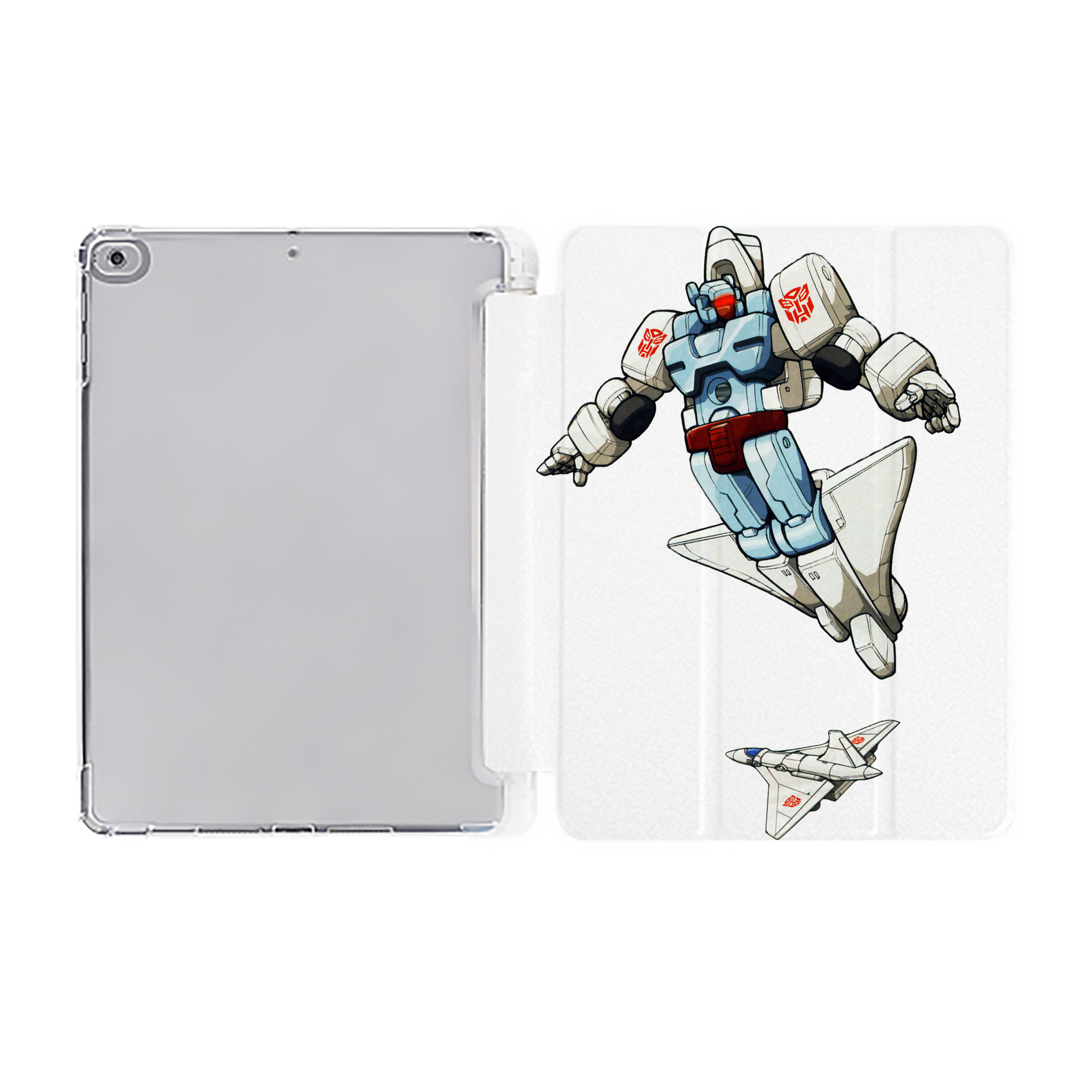 （画像用）  IPad ケース ペン収納付き 三つ折りスタンド PUレザー×シリコン 対応機種9.5/10.5/10.9インチ